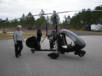 Gyrocopteren - klik og se billedet i stor st�rrelse